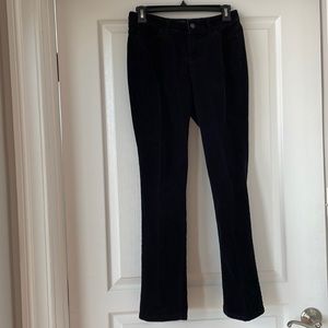 Talbots Heritage Cut Black Corduroy Pants - Petite